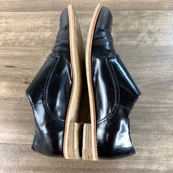 Antropologie All Black Mens Dress Shoes Double Monk Strap Loafers 6.5 US 39.5 EU - Picture 8 of 10
